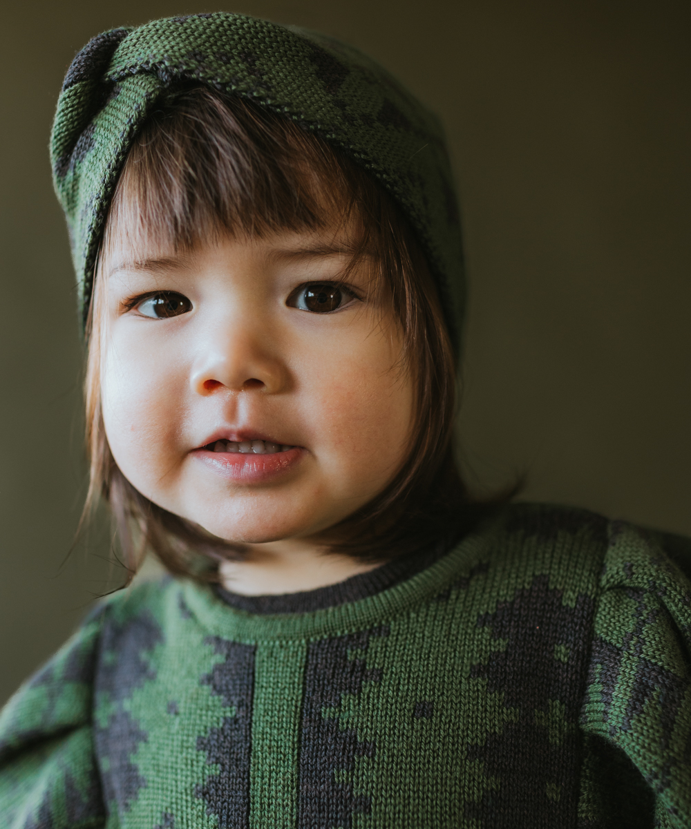 Eryri Headband - Monstera / Umber