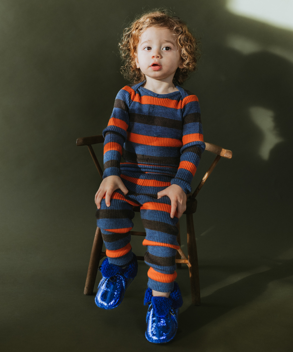 Sylfaen Skinny Rib - Denim Stripe