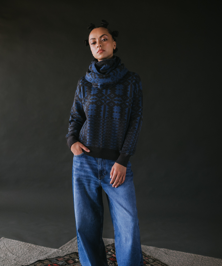 Eryri Pullover - Umber / Denim (Adult)