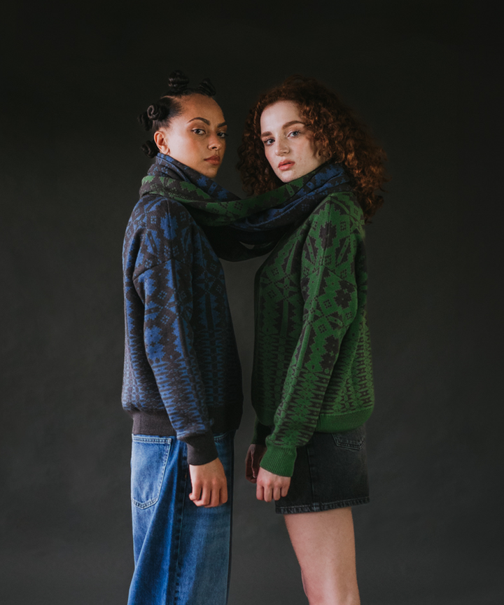 Eryri Pullover - Umber / Denim (Adult)