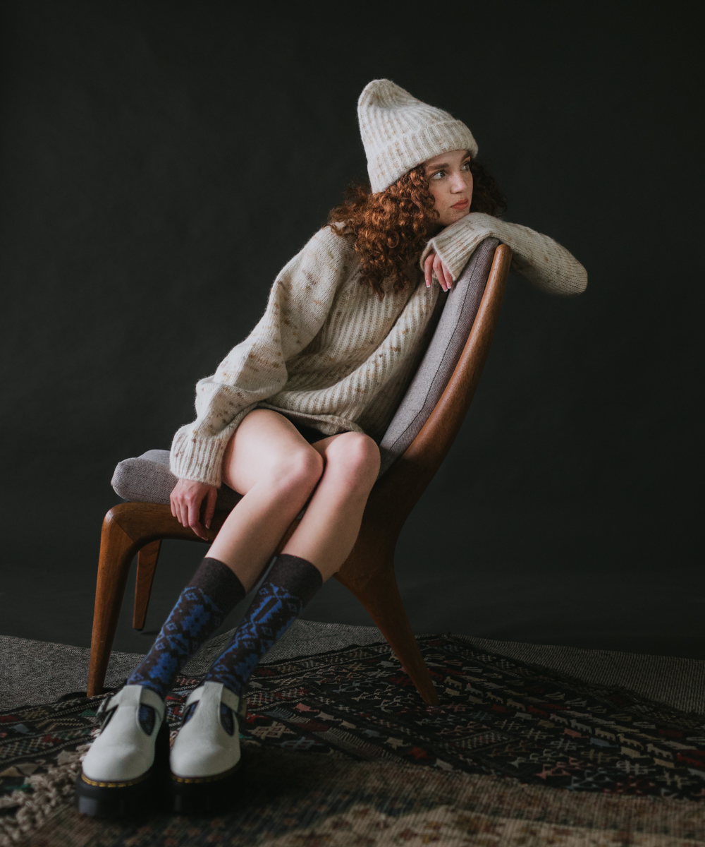 Blewog Beanie - Moss Speckle (Adult)