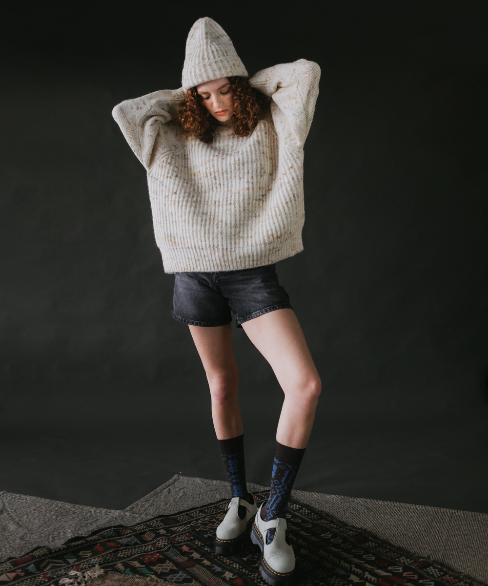 Blewog Beanie - Moss Speckle (Adult)