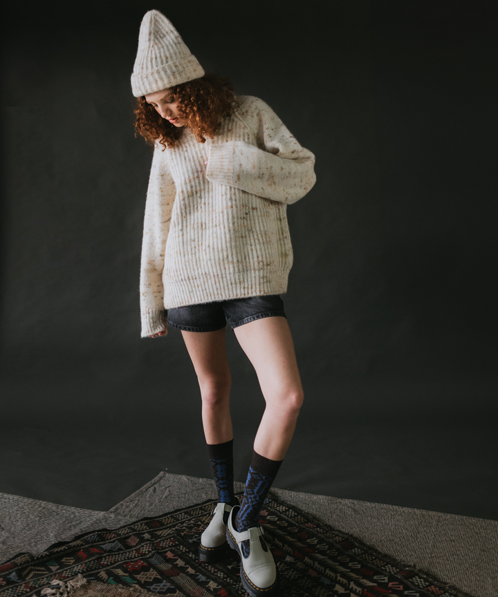 Blewog Beanie - Moss Speckle (Adult)