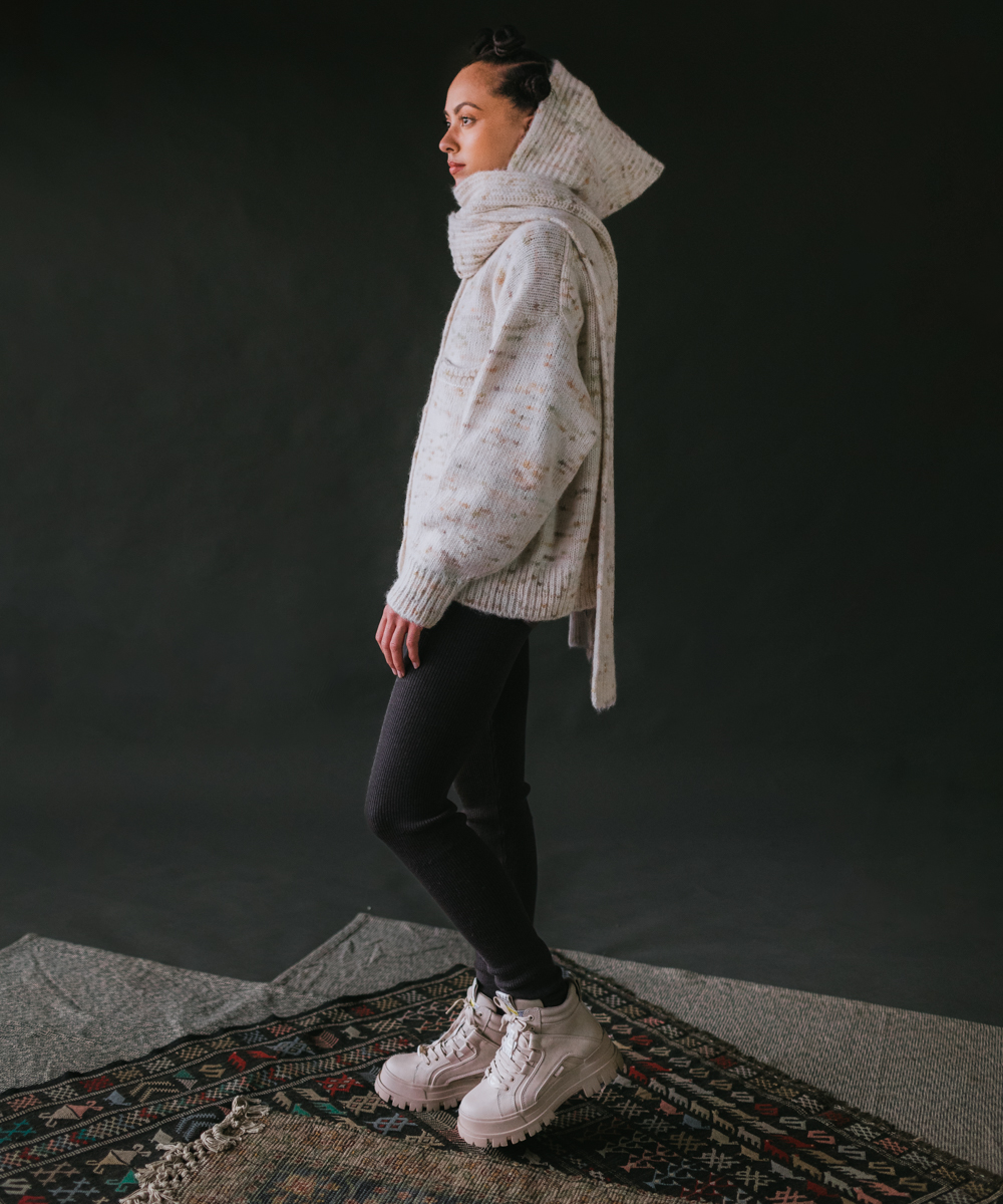 Blewog Cardigan - Moss Speckle (Adult)