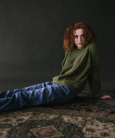 Cerigos Pullover - Moss Twist (Adult)