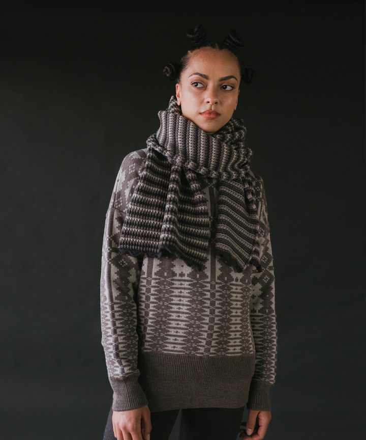 Porth Scarf - Umber (Adult)