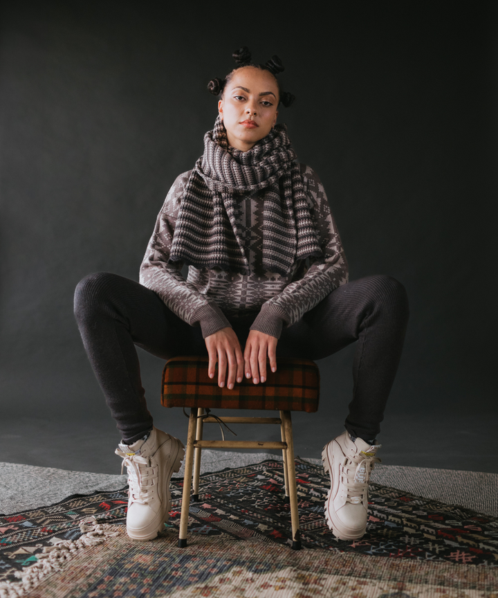 Porth Scarf - Umber (Adult)