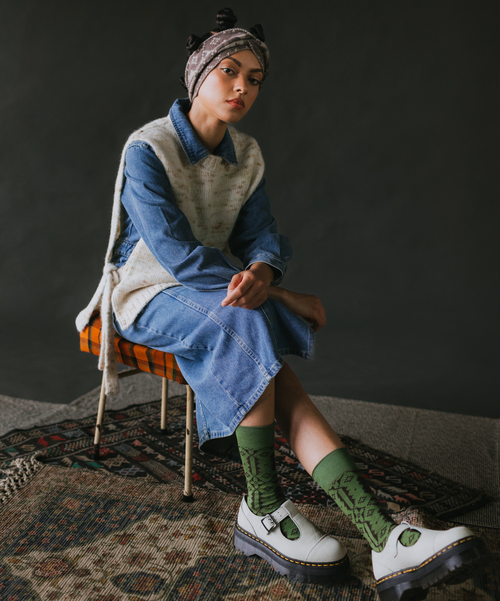 Blewog Vest - Moss Speckle (Adult)