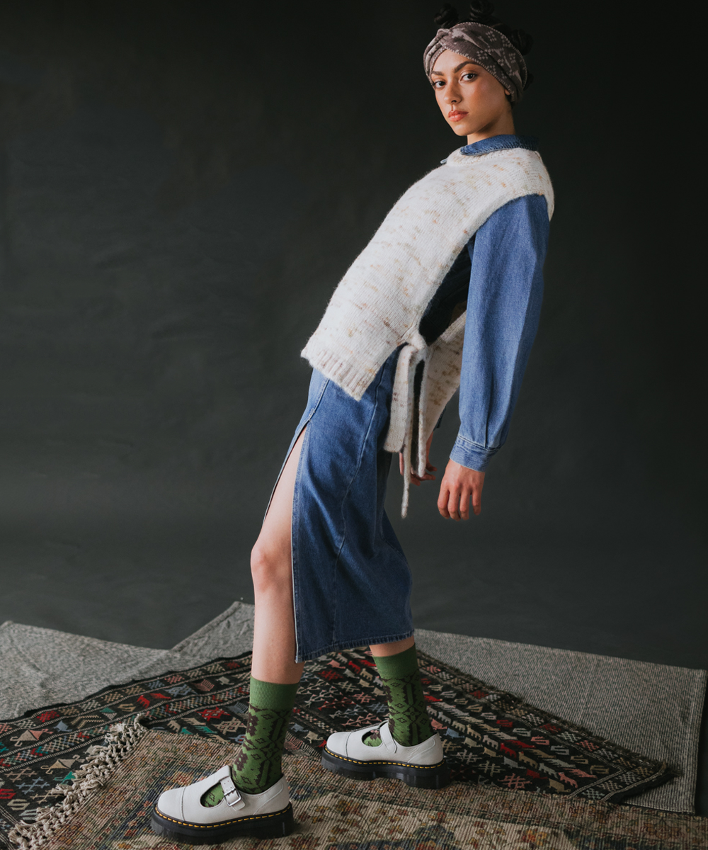 Blewog Vest - Moss Speckle (Adult)