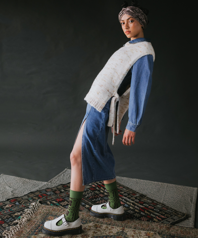 Blewog Vest - Moss Speckle (Adult)