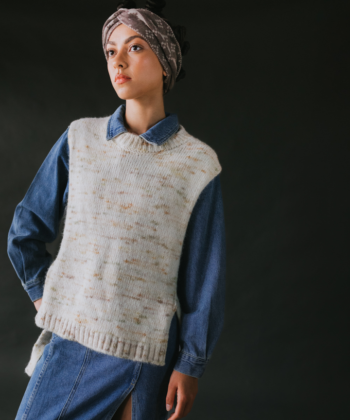 Blewog Vest - Moss Speckle (Adult)