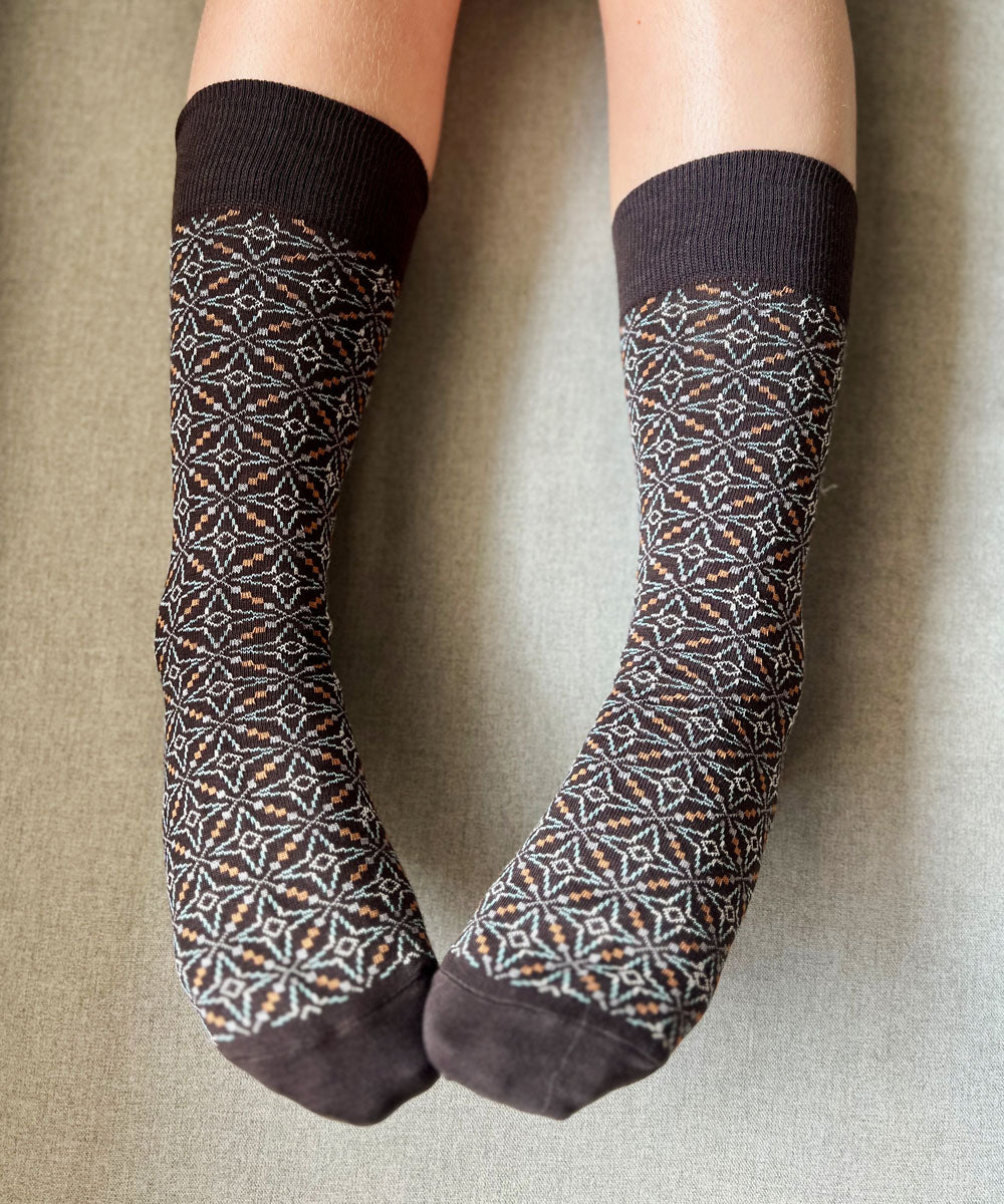 Llŷn Socks - Umber