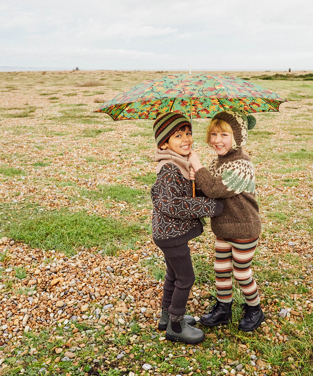 Coblyn Beanie - Duck Egg Stripe - Child