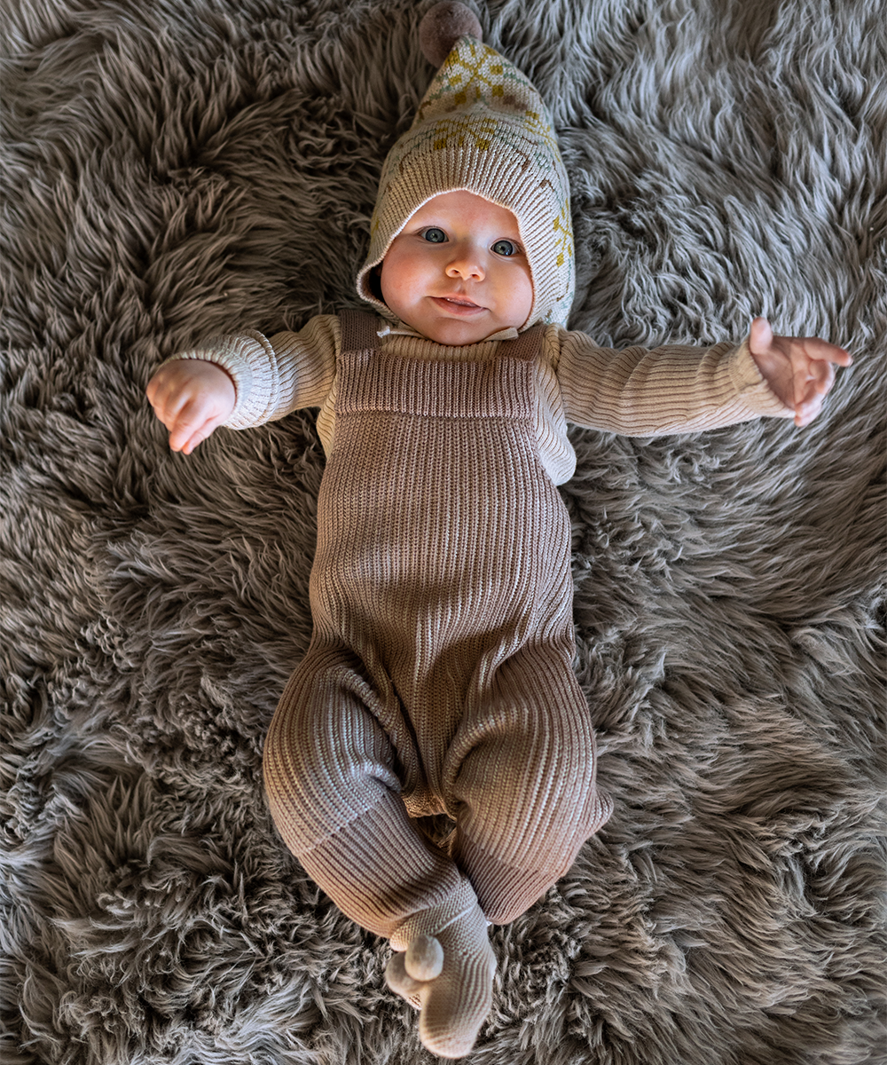 Tirion Dungarees - Mink / Almond - Baby