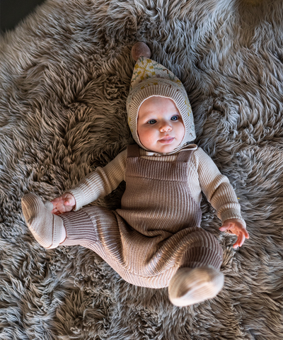 Tirion Dungarees - Mink / Almond - Baby