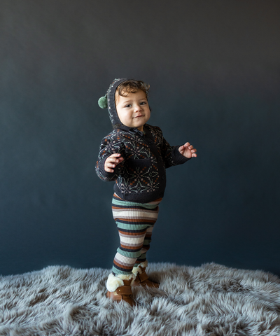 Llŷn Cardigan - Umber - Baby