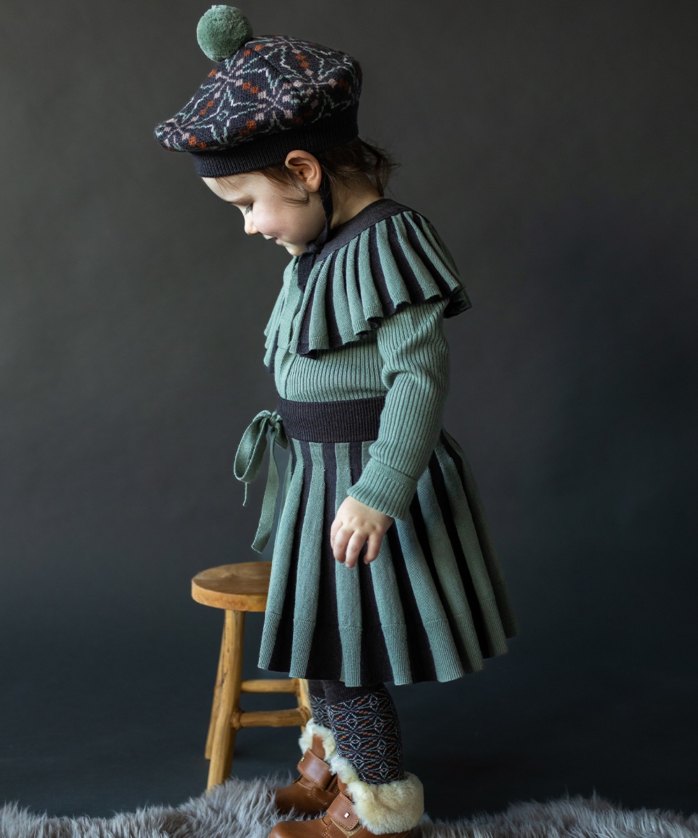 Moonbeam Skirt - Umber / Duck Egg