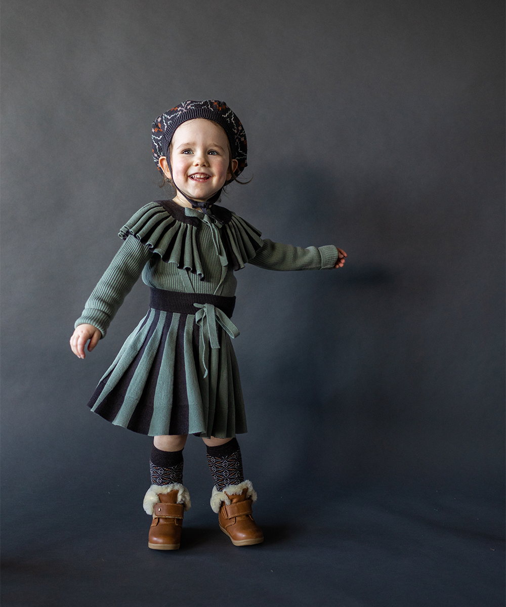 Moonbeam Skirt - Umber / Duck Egg