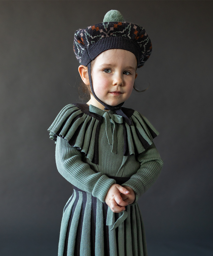 Moonbeam Capelet - Umber / Duck Egg