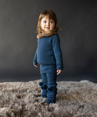 Sylfaen Skinny Legs - Azurite Blue - Baby