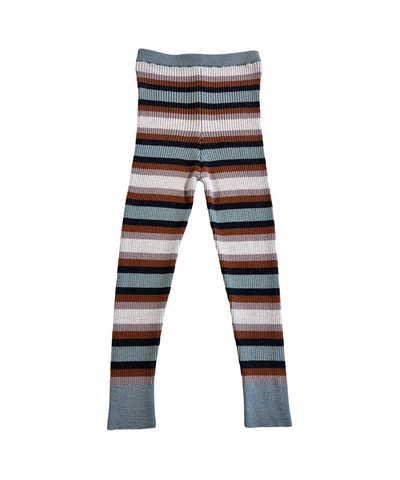 Sylfaen Skinny Legs - Duck Egg Stripe - Baby