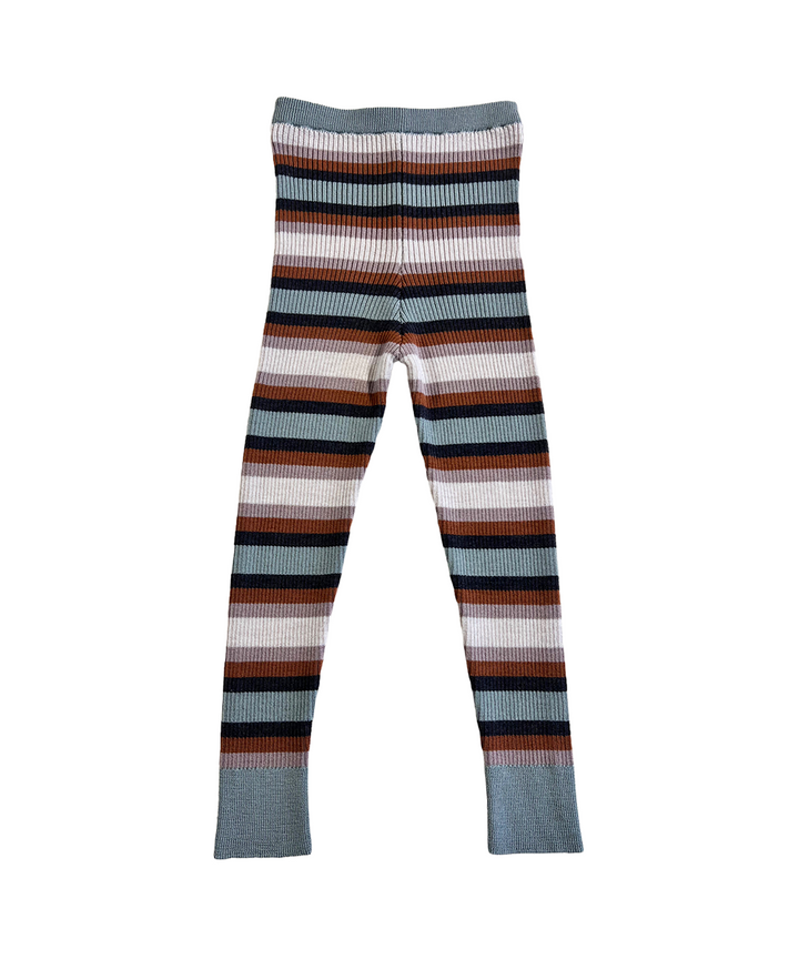 Sylfaen Skinny Legs - Duck Egg Stripe