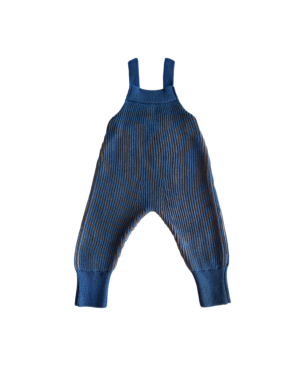 Tirion Dungarees - Azurite Blue / Pecan - Child