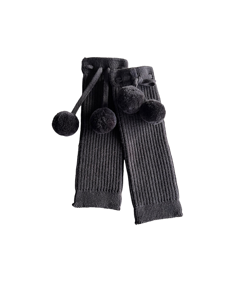 Pom-Pom Warmers - Umber