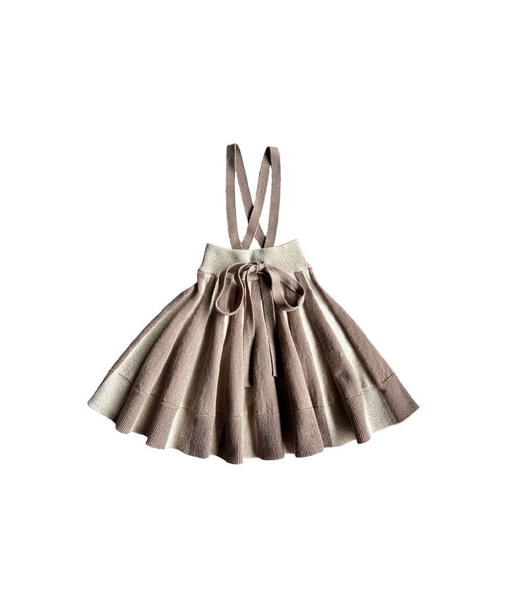 Moonbeam Skirt - Almond / Mink