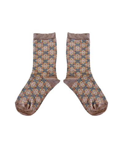 Llŷn Short Socks - Pecan - Baby