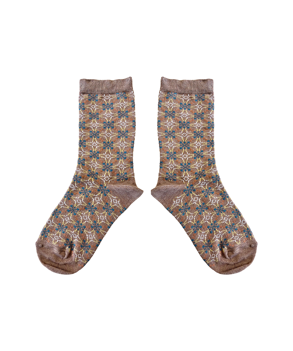 Llŷn Short Socks - Pecan
