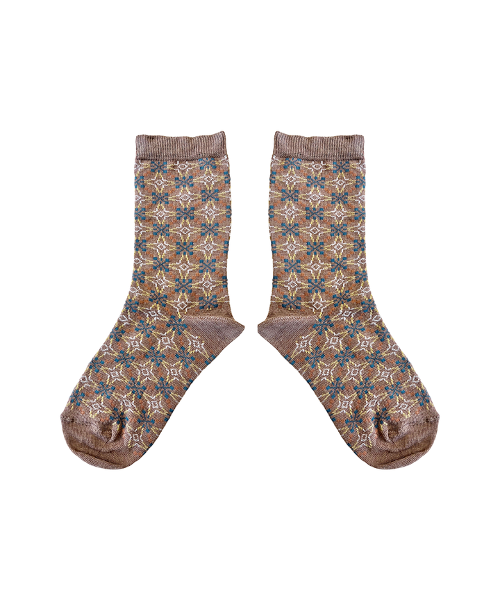 Llŷn Short Socks - Pecan