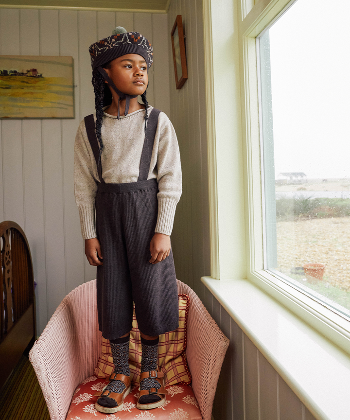 Meddal Cashmere Pullover - Fawn Fleck