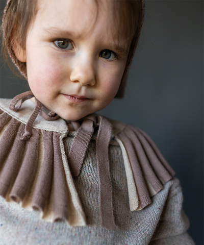 Moonbeam Capelet - Almond / Mink - Child