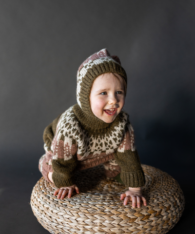 Sglefrio Pixie Hood - Olive - Baby