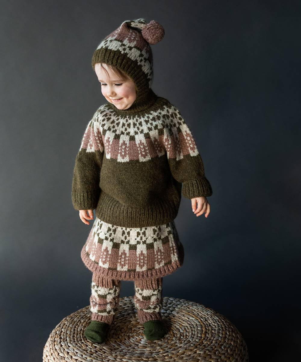Sglefrio Pixie Hood - Olive - Baby