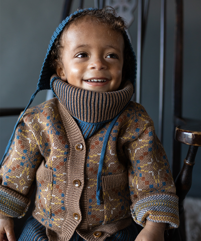 Llŷn Cardigan - Pecan - Baby