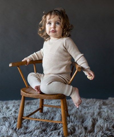 Sylfaen Skinny Legs - Almond - Baby