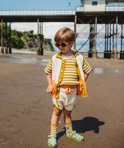 Elgan Vest - Sand/Melon - Kids