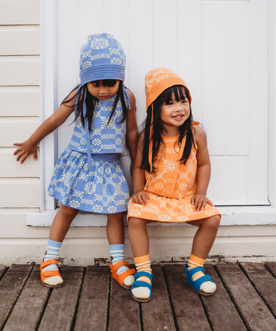 Brithlen Skirt - Chambray Blue Melange - Kids