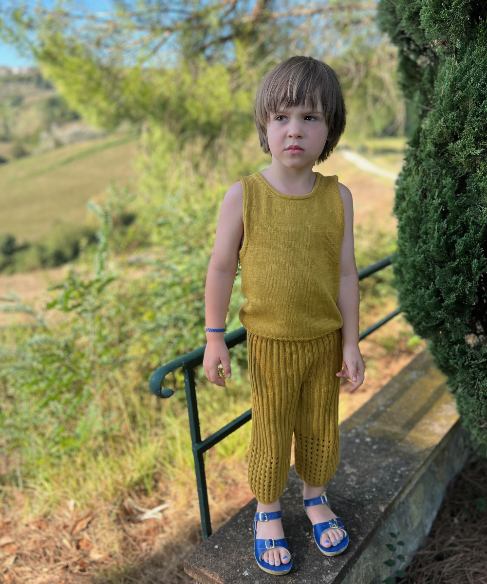 Sail Vest - Cerignola  - Organic Cotton &amp; Cashmere