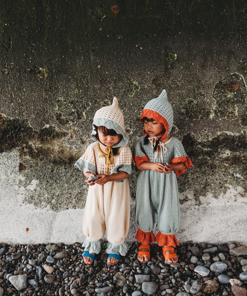 Eirlys Romper - Eucalyptus – MABLI Eirlys Romper - Eucalyptus – MABLI