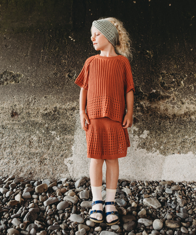 Dotiau Skirt - Papaya