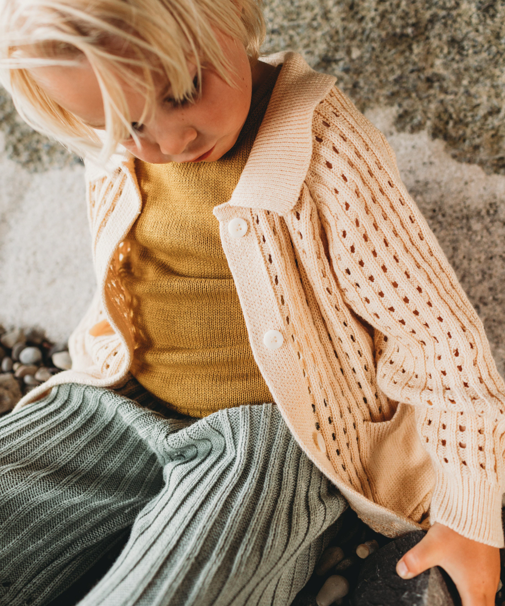 Sail Vest - Cerignola  - Organic Cotton &amp; Cashmere