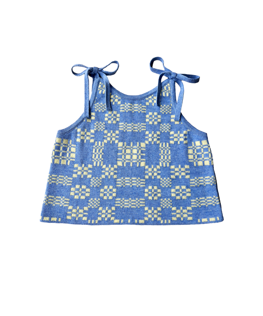 Brithlen Vest - Chambray Blue Melange