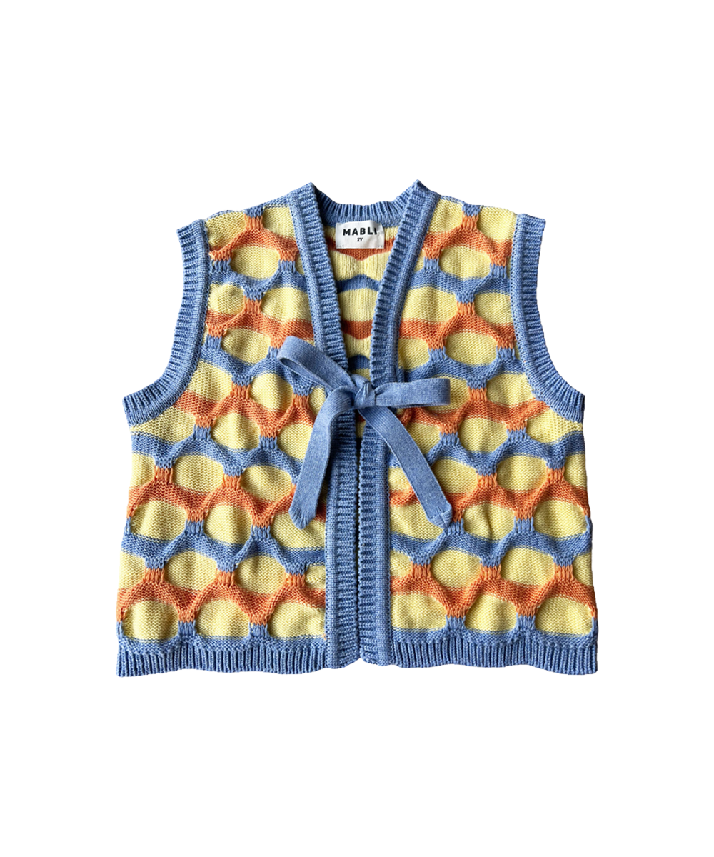 Tonnau Vest - Melon/Yuzu/Chambray Blue - Kids