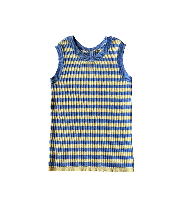 Barri Vest - Chambray Blue/Yuzu