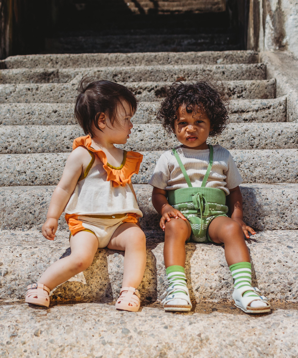 MABLI Melon Brithlen Skirt Bloomers Mabli | Barri Socks （12M,18M 