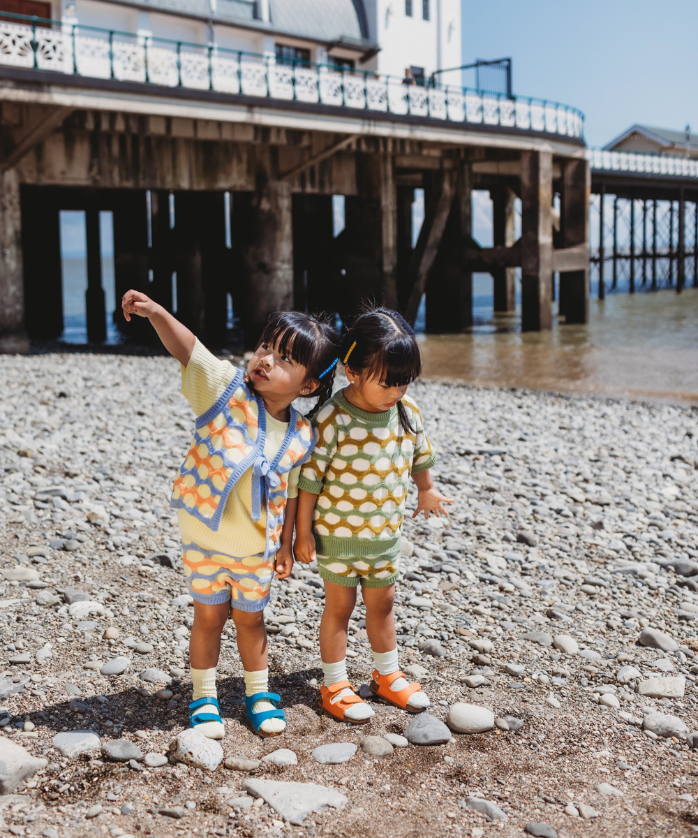 Tonnau Bloomers - Melon/Yuzu/Chambray Blue