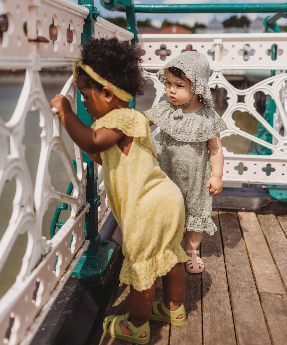MABLI】Liliwen Romper Liliwen Romper in Mineral by Mabli – Junior MABLI】Liliwen Romper Liliwen Romper in Mineral by Mabli – Junior